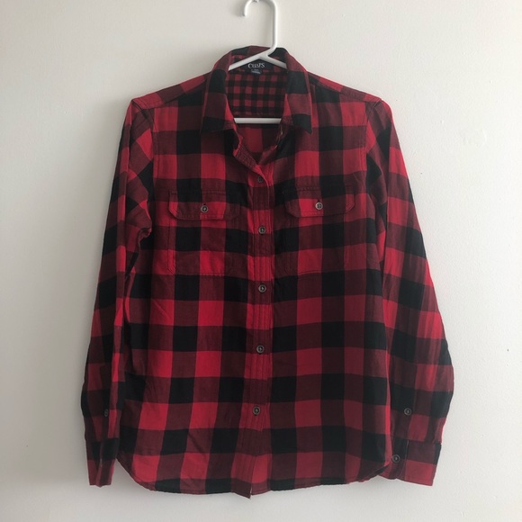 CHAPS Plaid Button Down Shirt - Picture 1 of 5
